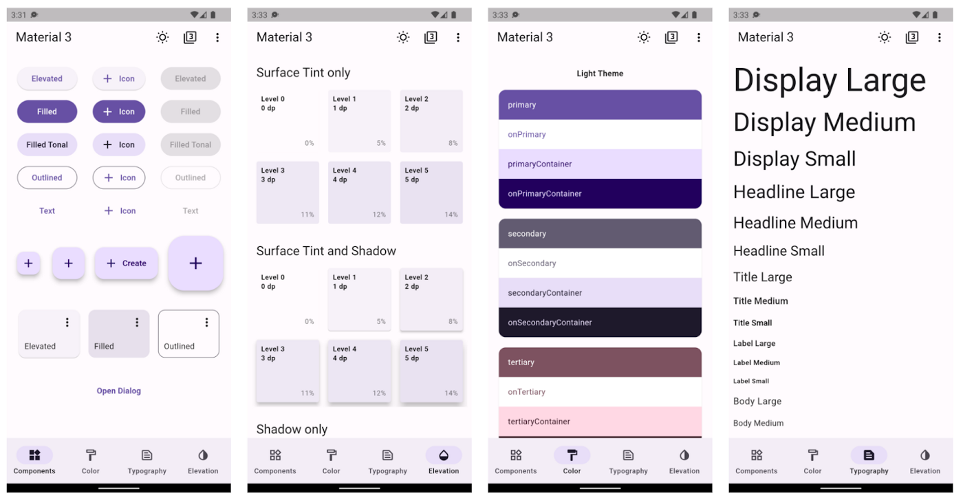 Material Design 3.0 in Flutter