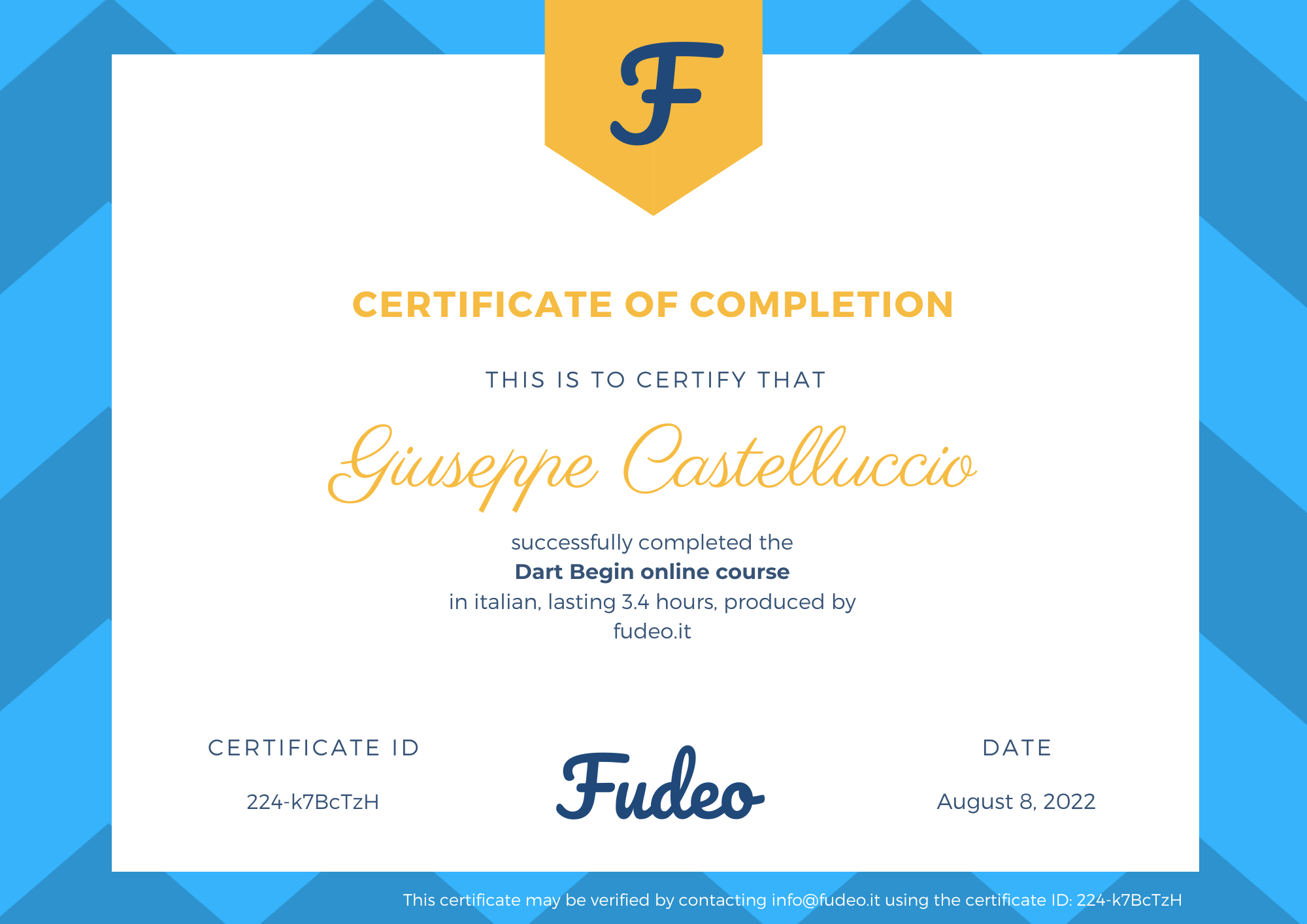 Certificate image