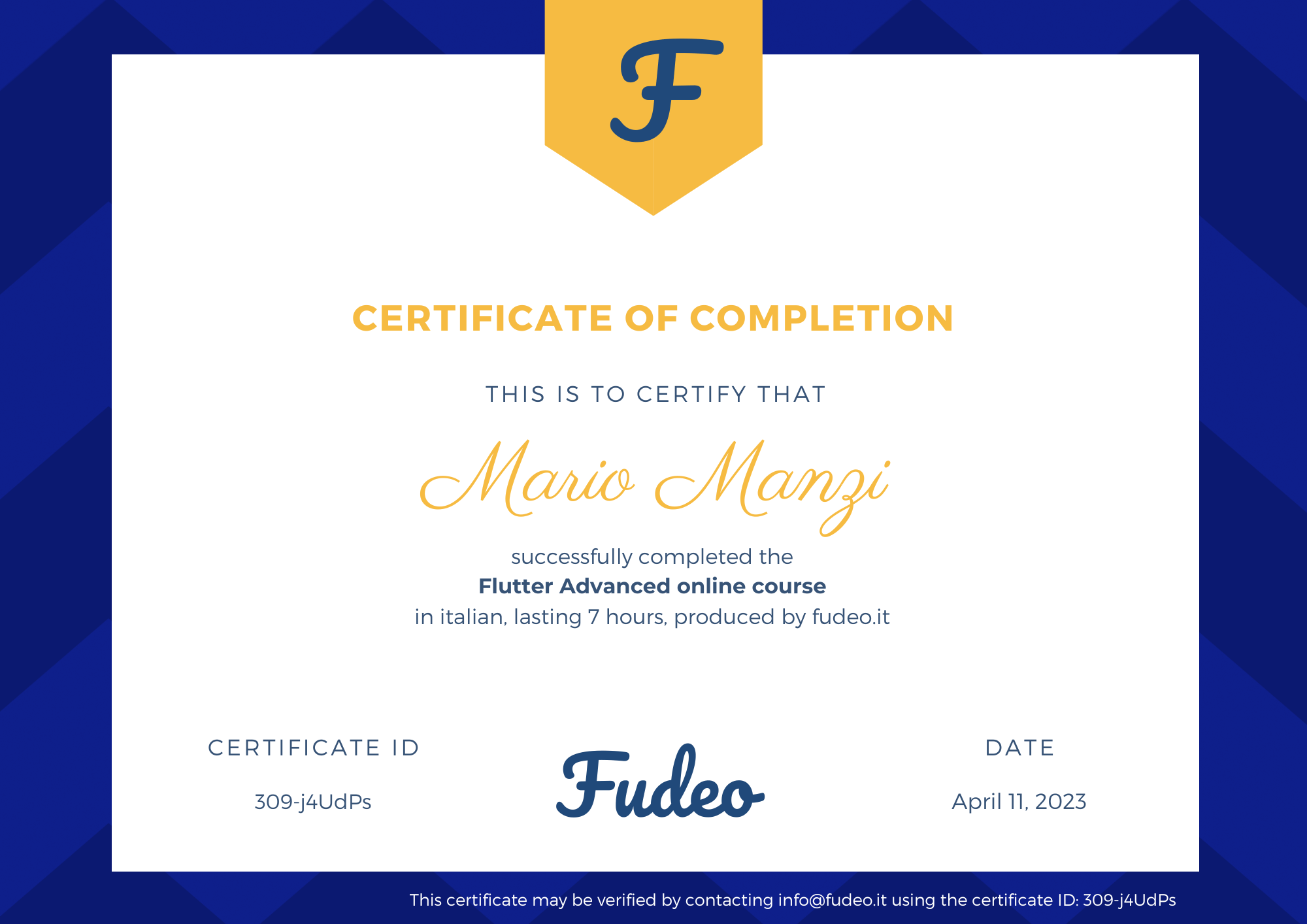 Certificate image