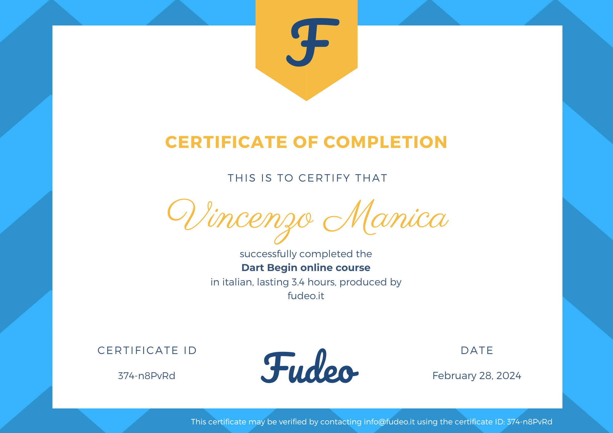 Certificate image