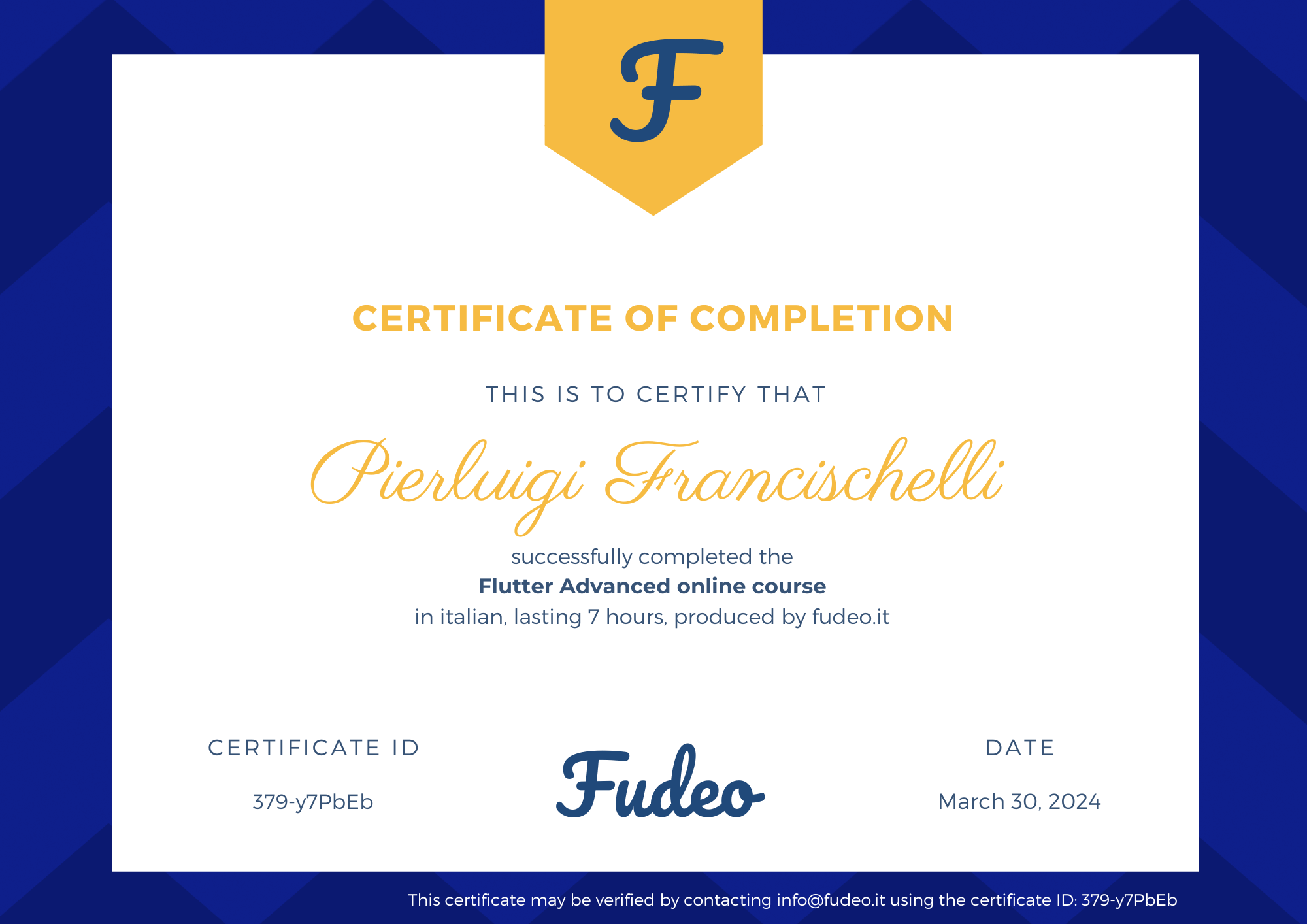 Certificate image