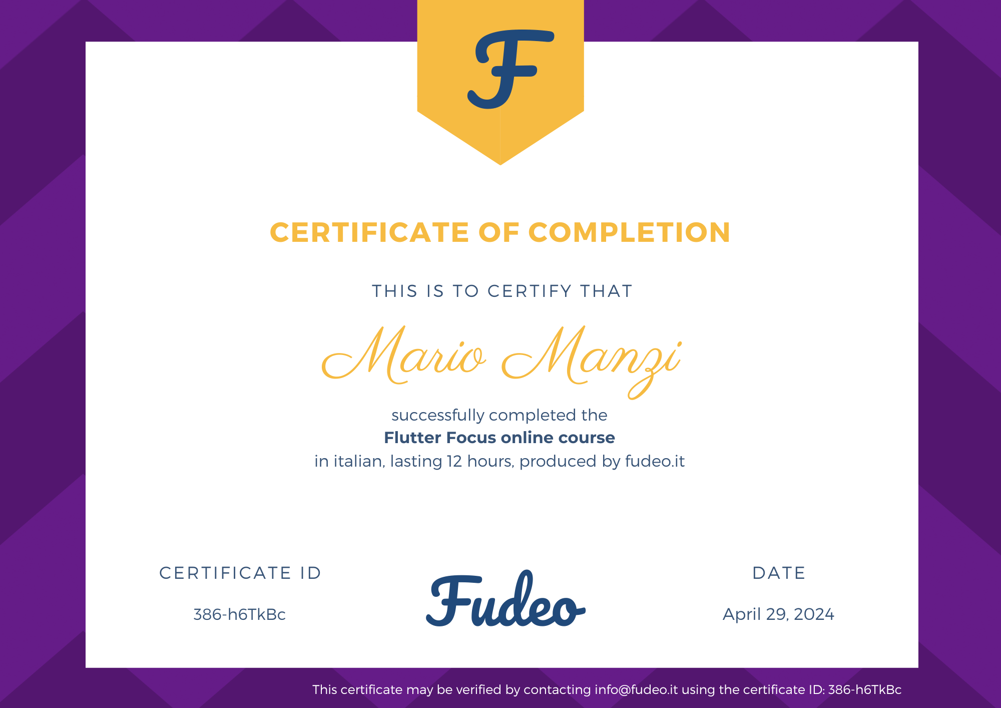 Certificate image