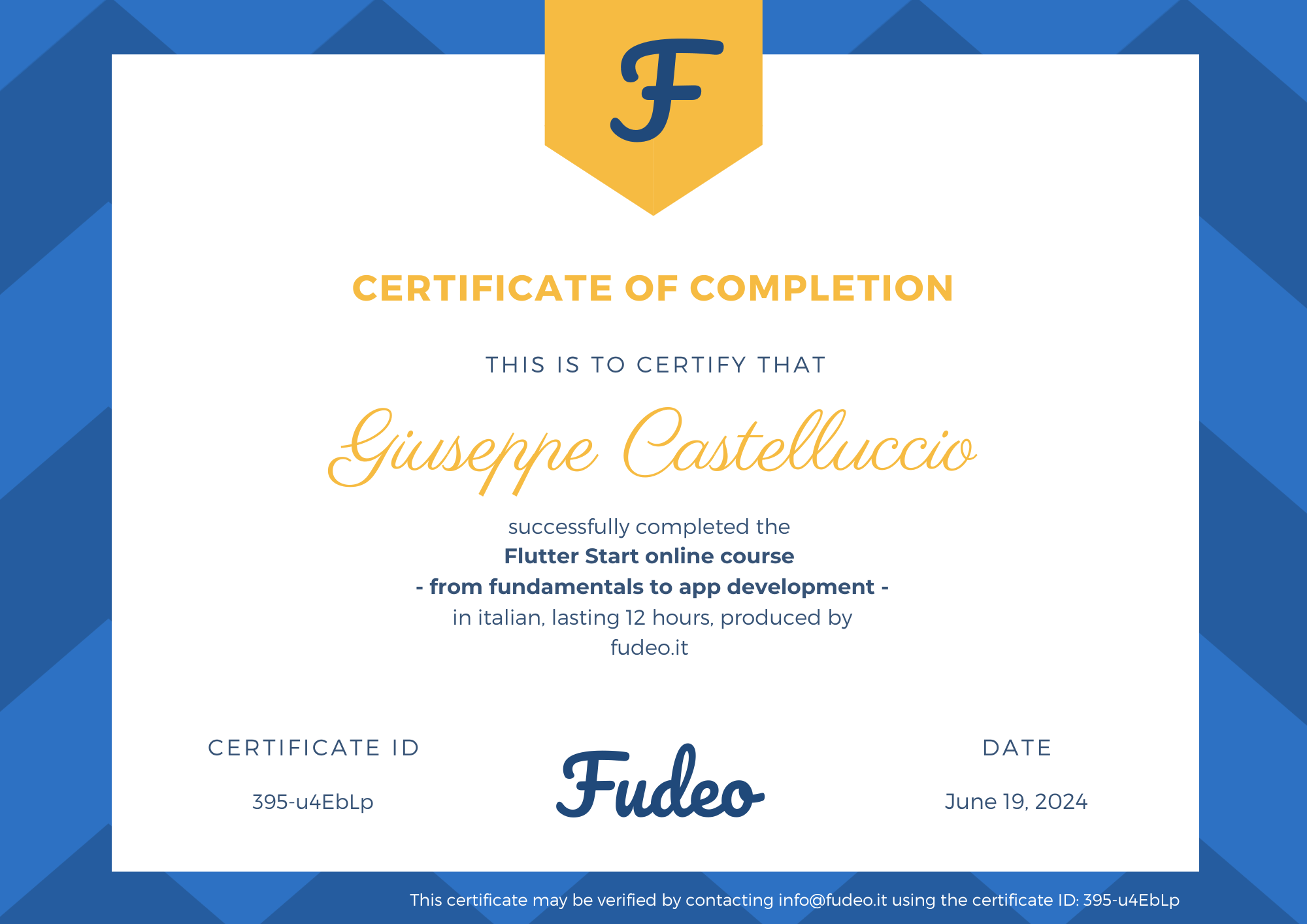Certificate image
