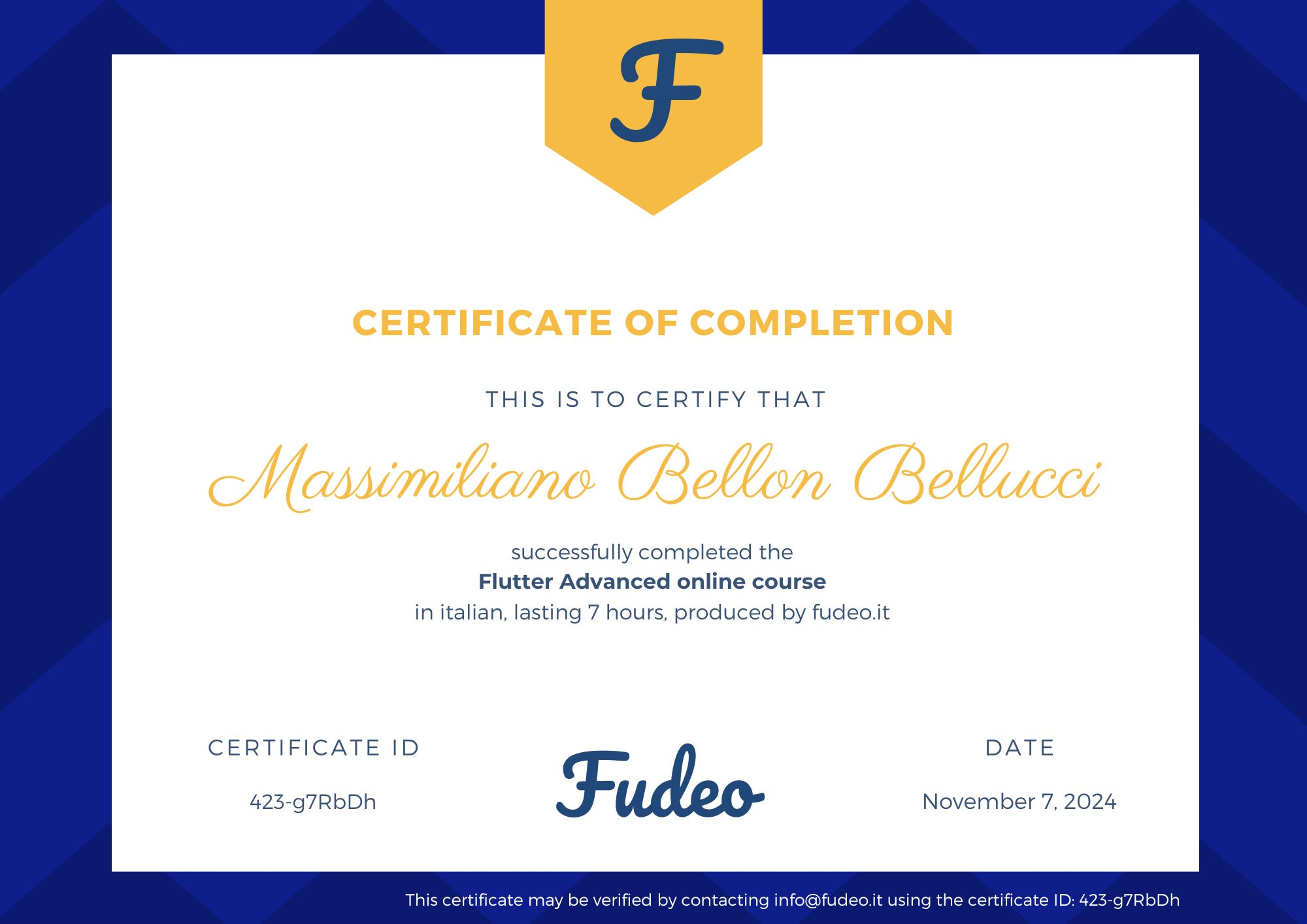 Certificate image