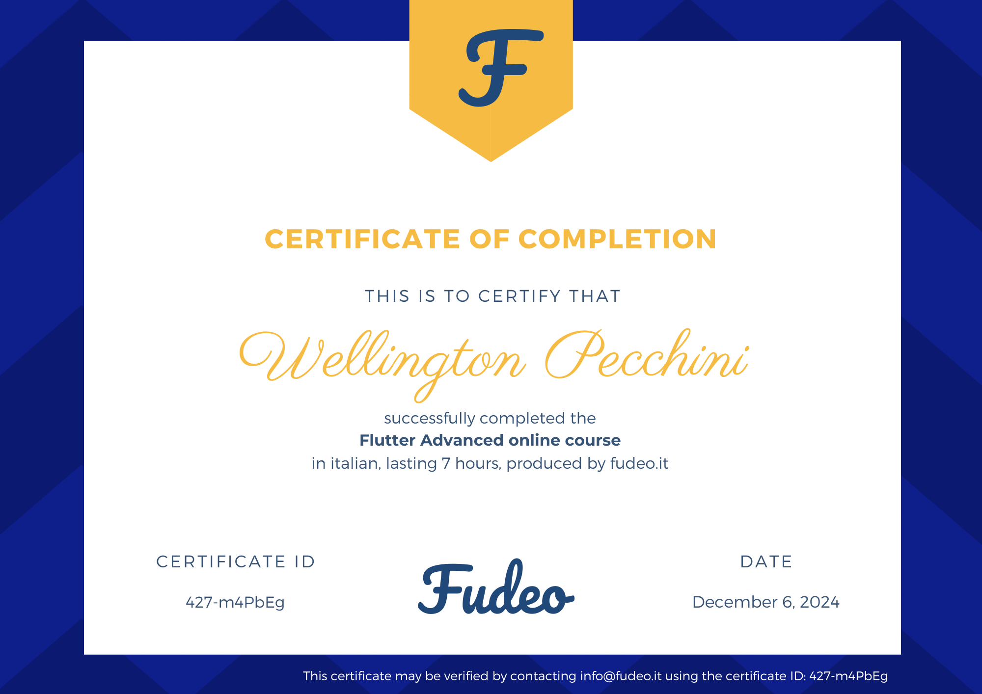 Certificate image