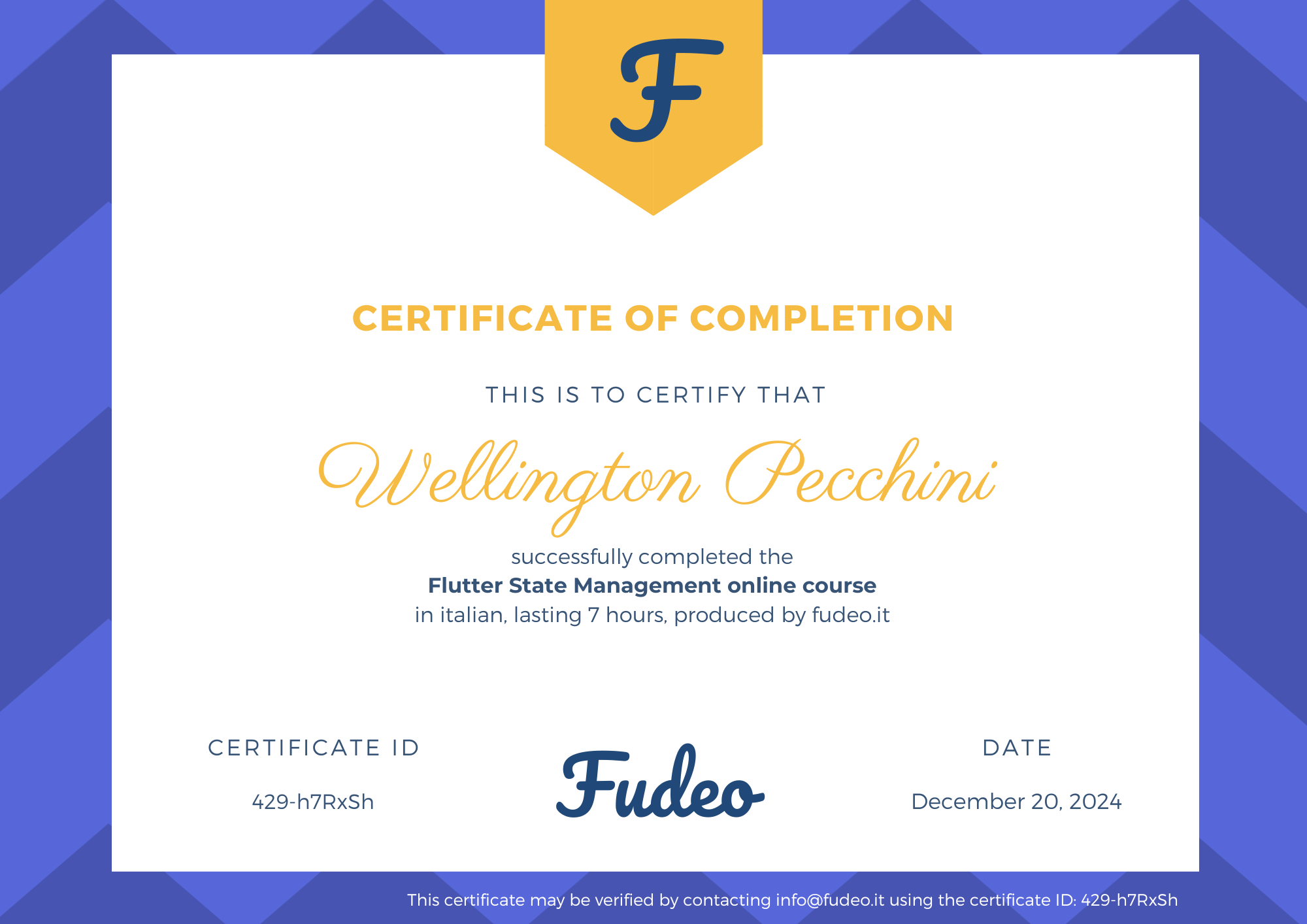 Certificate image