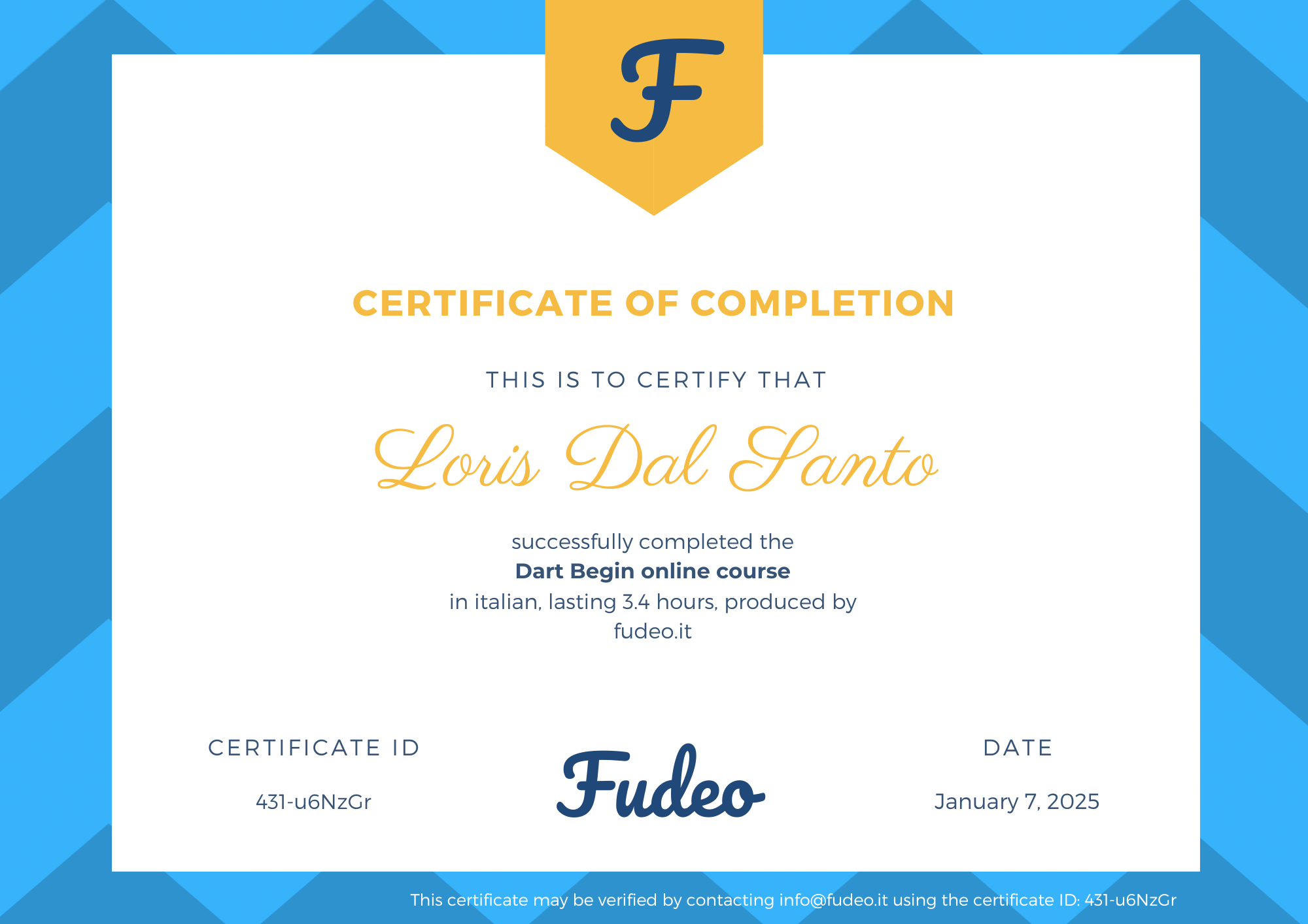 Certificate image