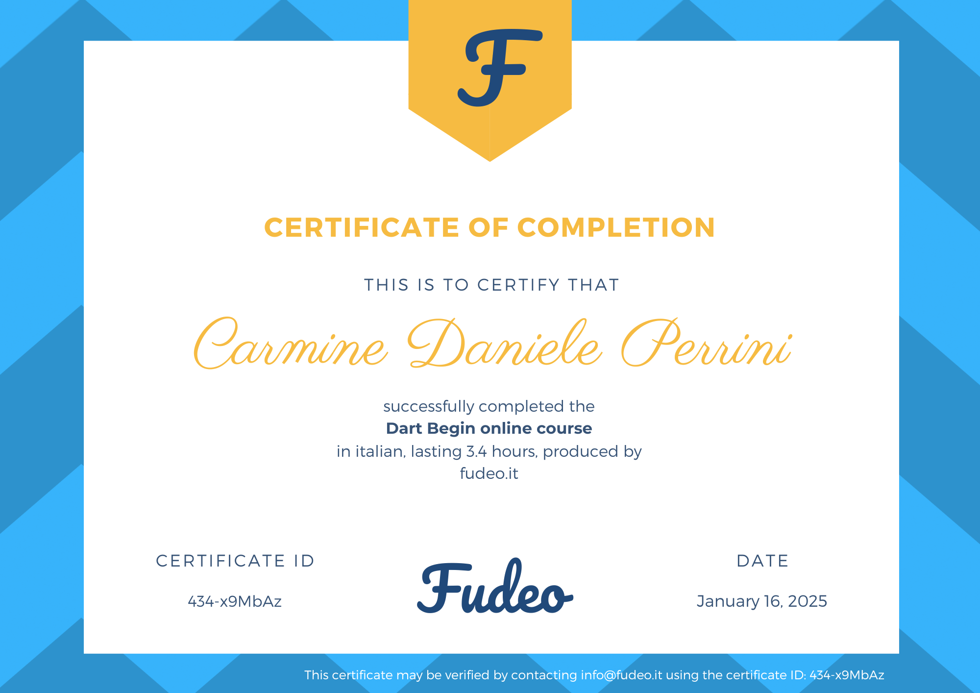 Certificate image