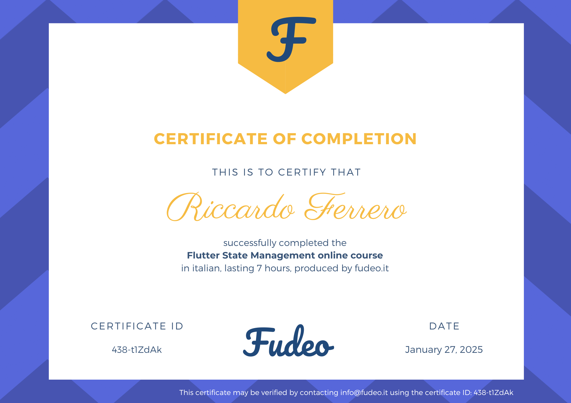 Certificate image