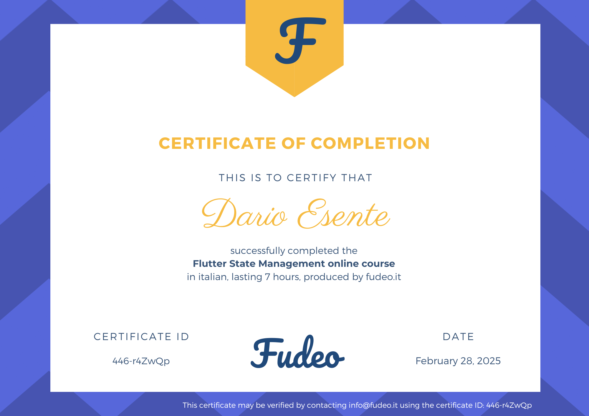 Certificate image