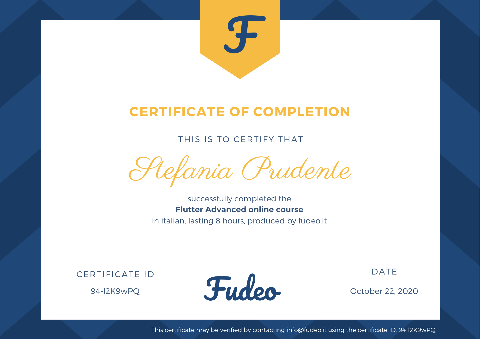 Certificate image